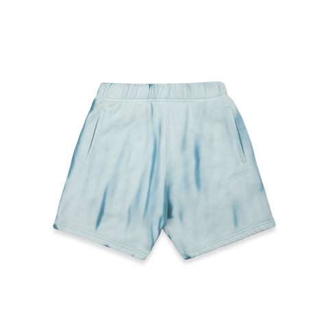 Sweat Shorts Teal Tie Dye
